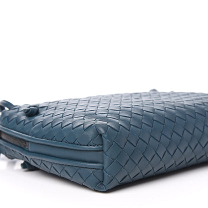 Bottega Veneta Nappa Intrecciato Nodini Bag Petrol Blue 6 of 11