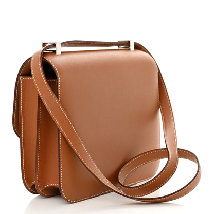 Hermes Grained Monsieur Lizard Constance 24 Gold Ombre 3 of 11