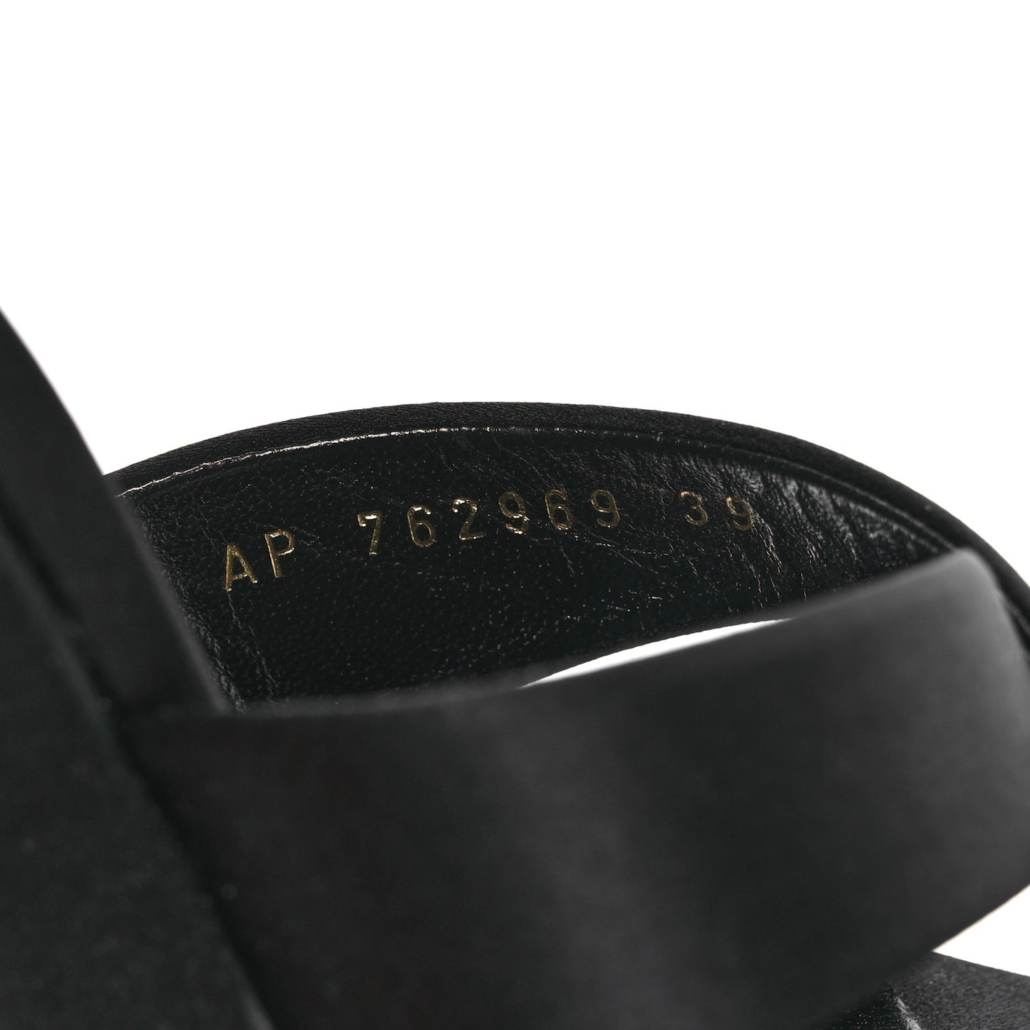 Crepe Satin Biance 85 Platform Sandals 39 Black