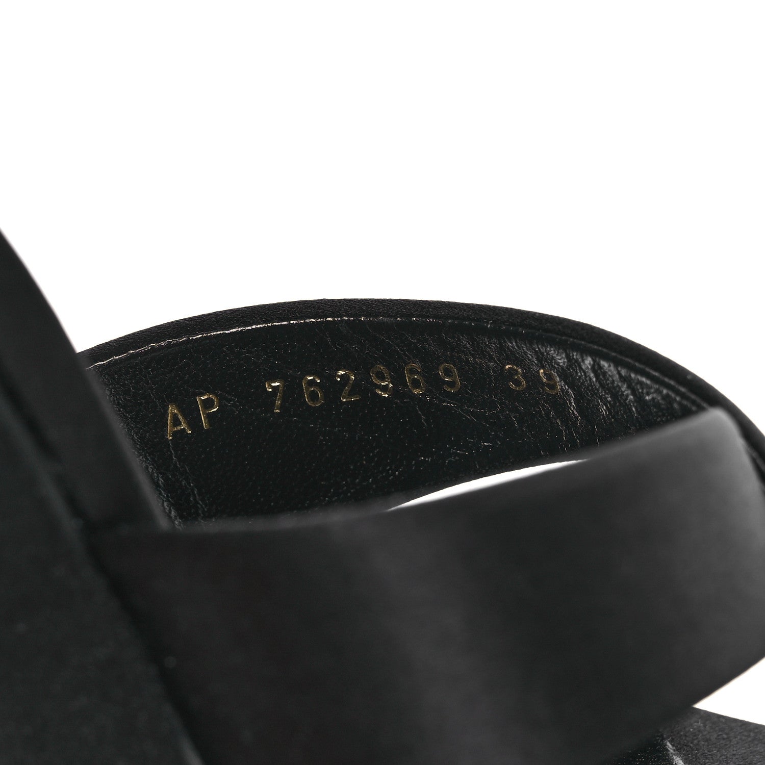 Saint Laurent Crepe Satin Biance 85 Platform Sandals 39 Black 10 of 11