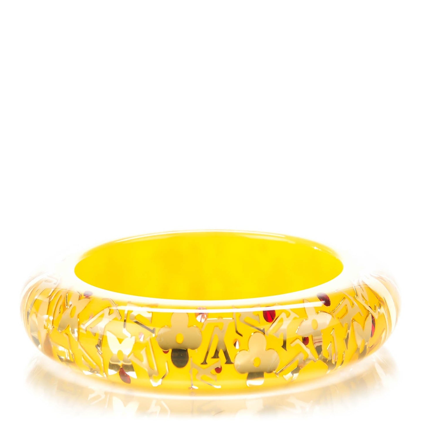 Resin Swarovski Medium Inclusion Bracelet GM Yellow