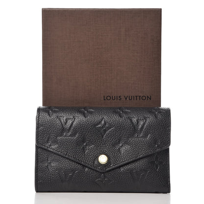 Louis Vuitton Empreinte Compact Curieuse Wallet Black 8 of 8