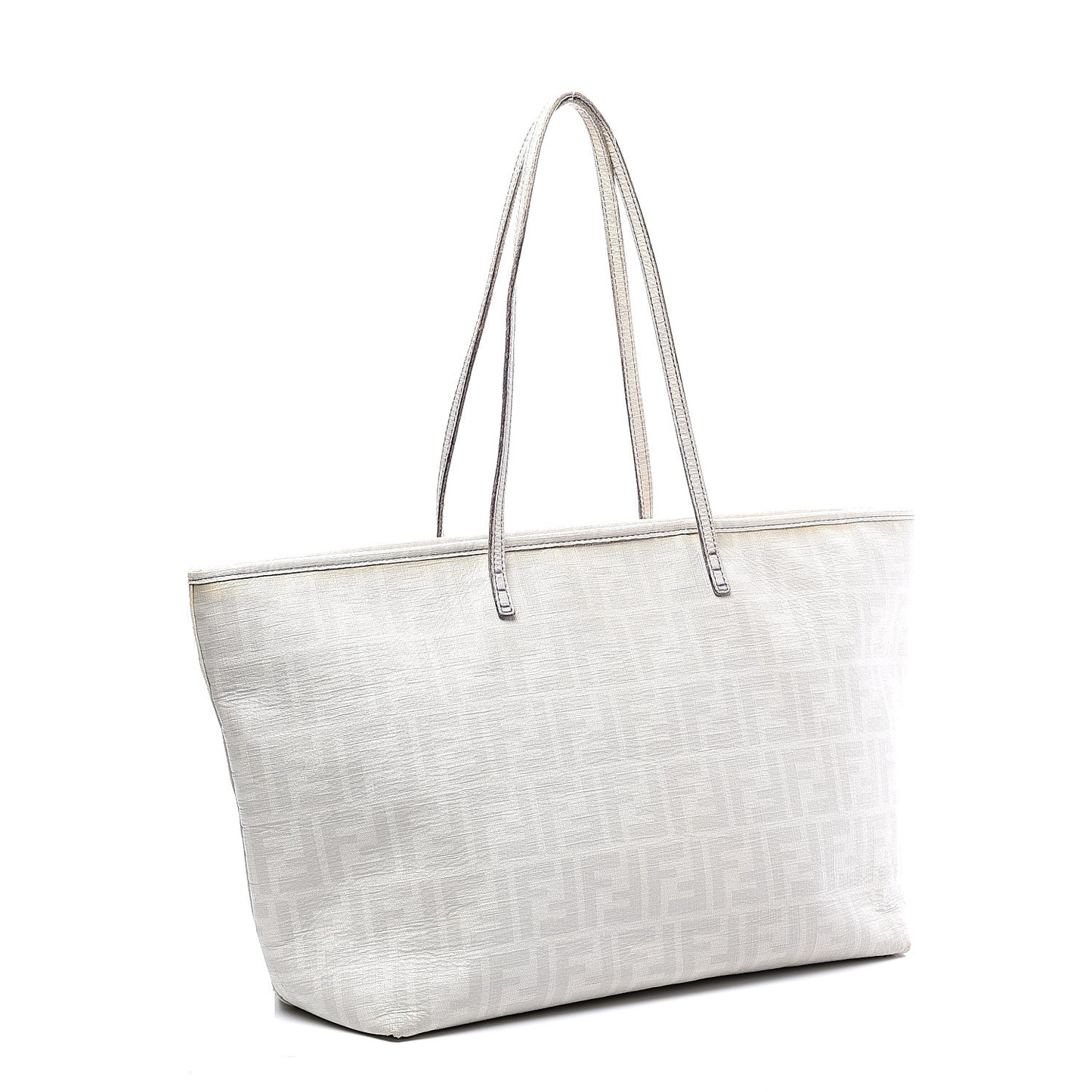 Zucca Spalmati Medium Roll Tote Bianco