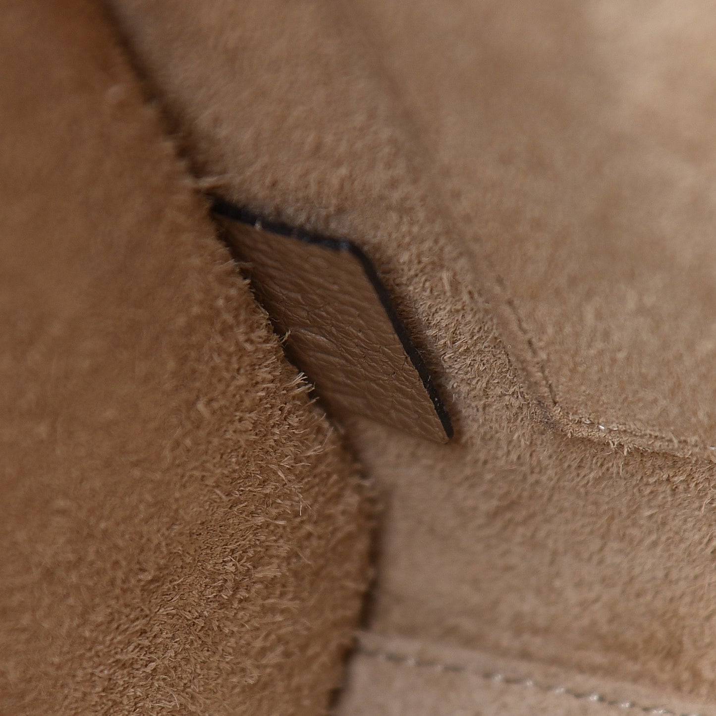 Drummed Calfskin Nano Luggage Dune