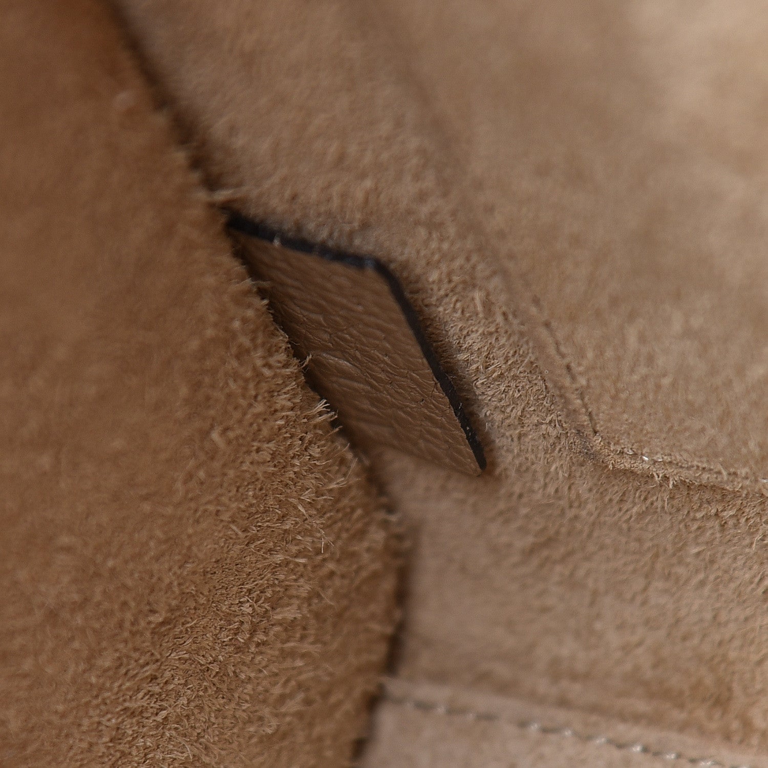 Celine Drummed Calfskin Nano Luggage Dune 7 of 15