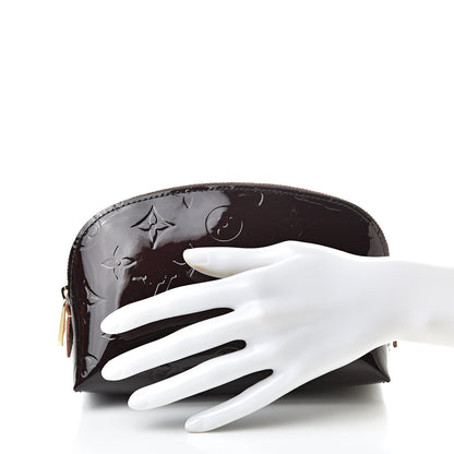Louis Vuitton Vernis Cosmetic Pouch Amarante 2 of 7