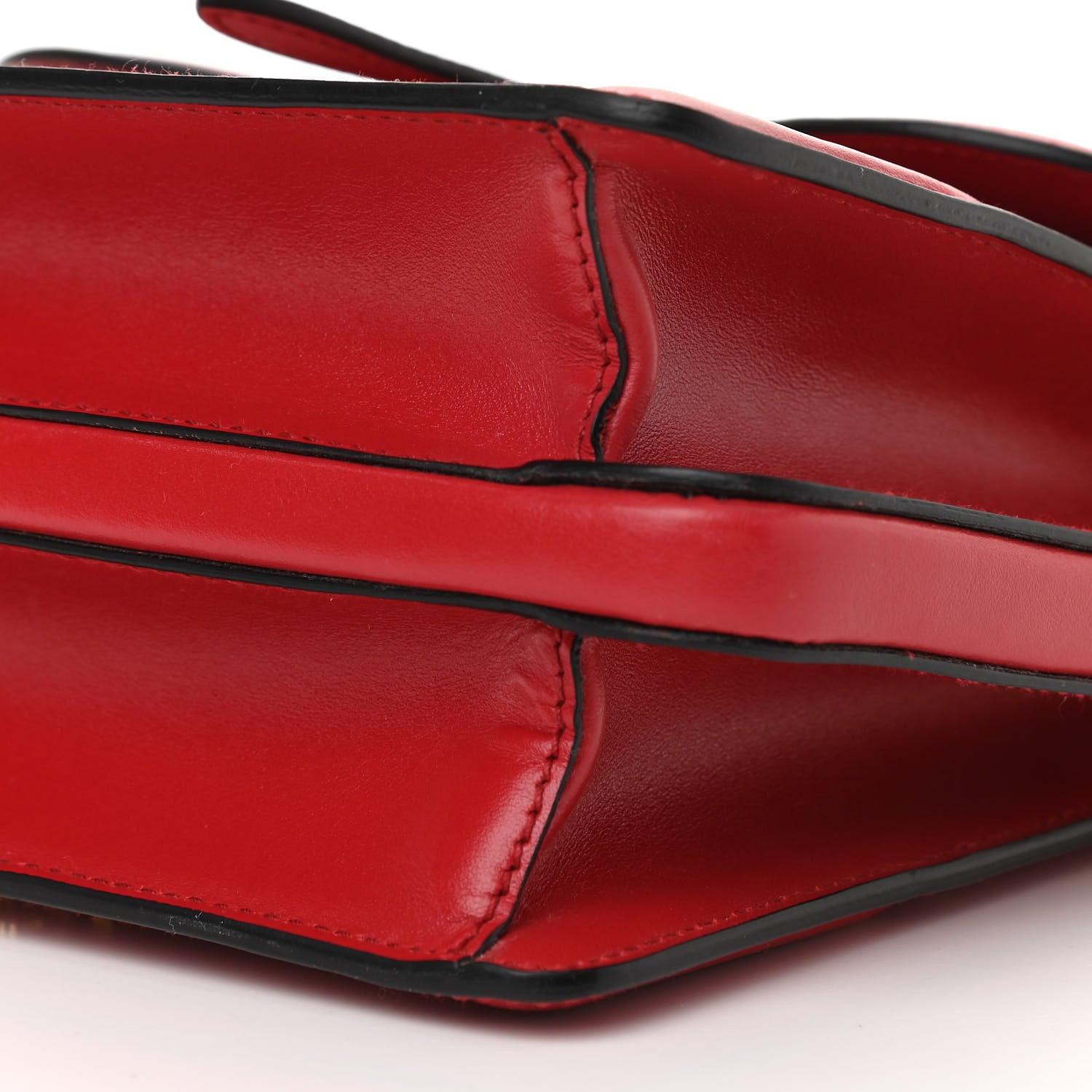 Prada City Calfskin Belle Top Handle Bag Red 11 of 11