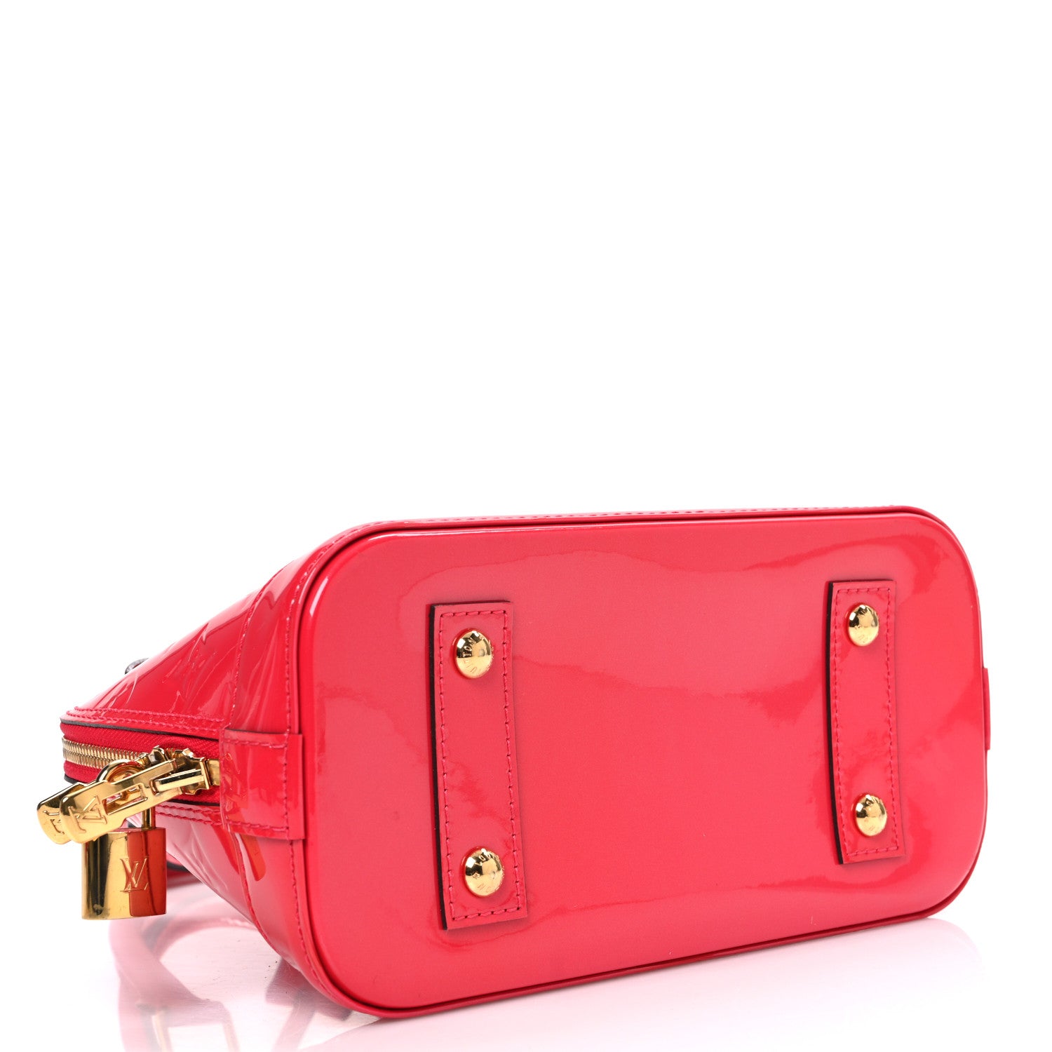 Louis Vuitton Vernis Alma BB Rose Indien 4 of 12