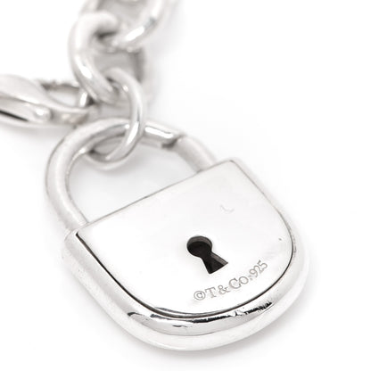 Tiffany Sterling Silver Lock Charm Bracelet 5 of 5