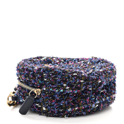 Chanel Tweed Round Clutch With Chain Multicolor 4 of 11