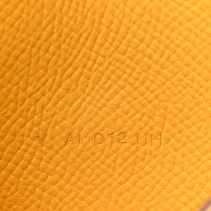 Hermes Epsom Mini Bearn Wallet Jaune Ambre 7 of 7