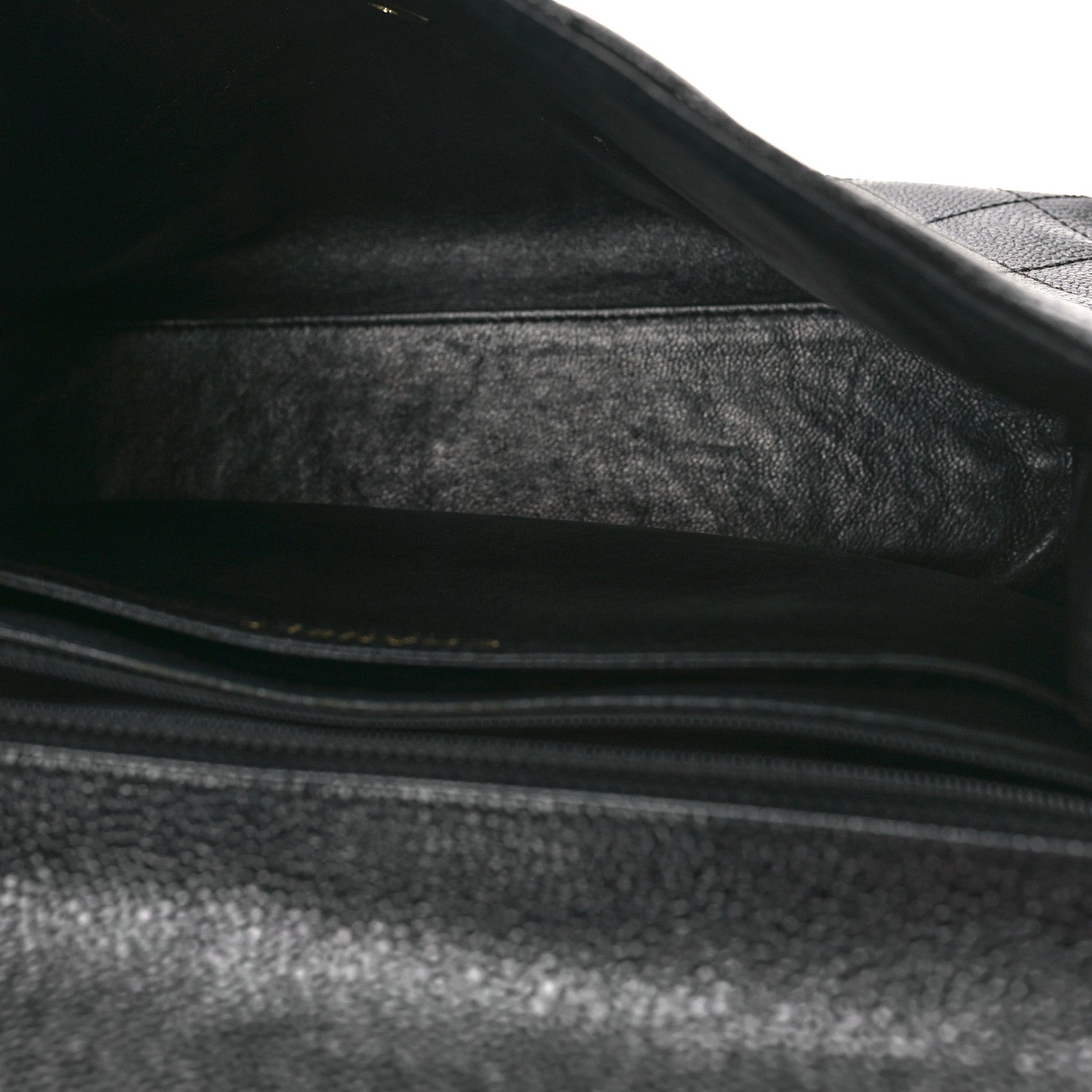 Chanel Caviar Quilted Jumbo Kelly Flap Black 5 of 10