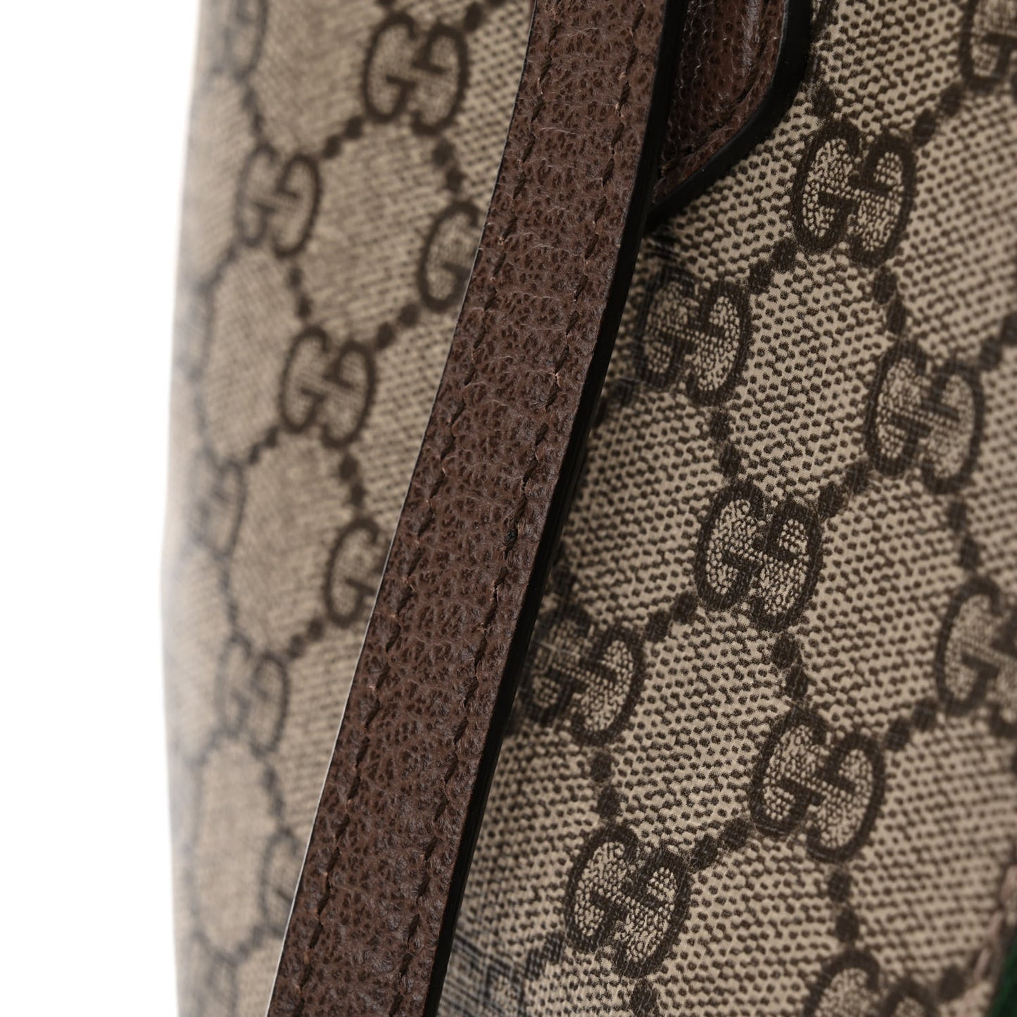 GG Supreme Monogram Medium Ophidia Shopping Tote Brown