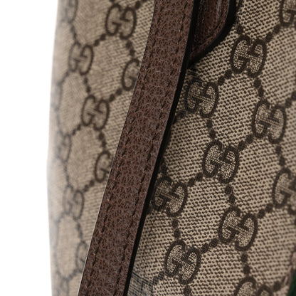 Gucci GG Supreme Monogram Medium Ophidia Shopping Tote Brown 14 of 16
