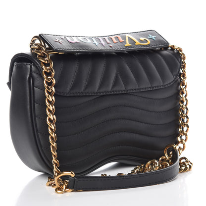 Louis Vuitton Calfskin New Wave Chain PM Black 3 of 9