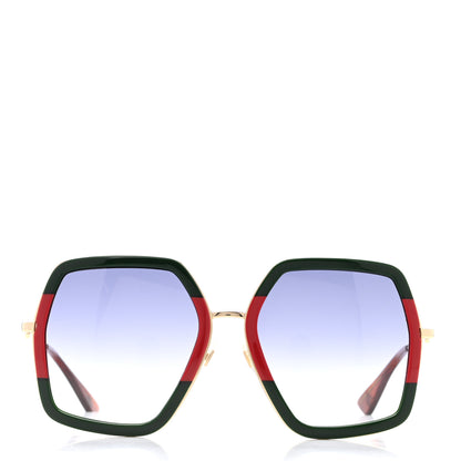Gucci Square Frame Web GG0106S Sunglasses Tortoise 2 of 8