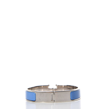 Hermes Enamel Narrow Clic Clac H Bracelet PM Bleu Lavande 3 of 6