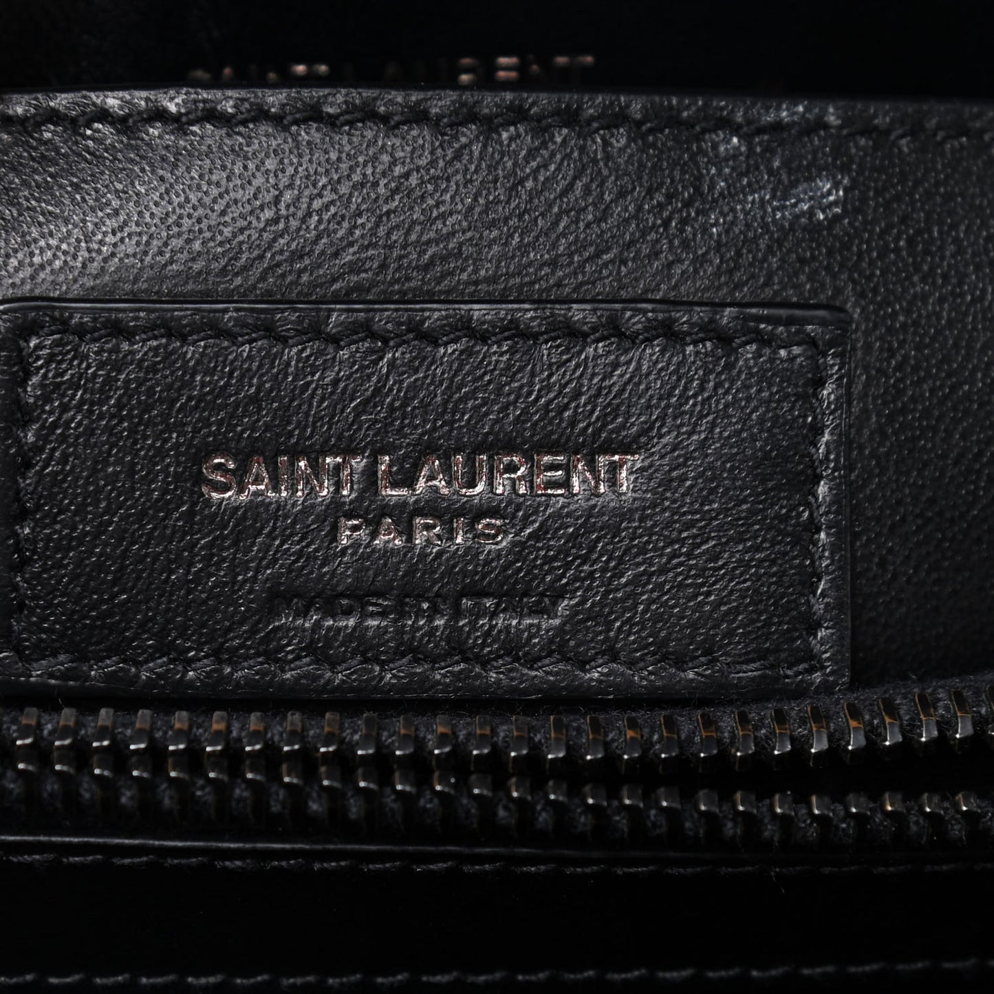 Calfskin Y Quilted Monogram Small Loulou Chain Satchel Black