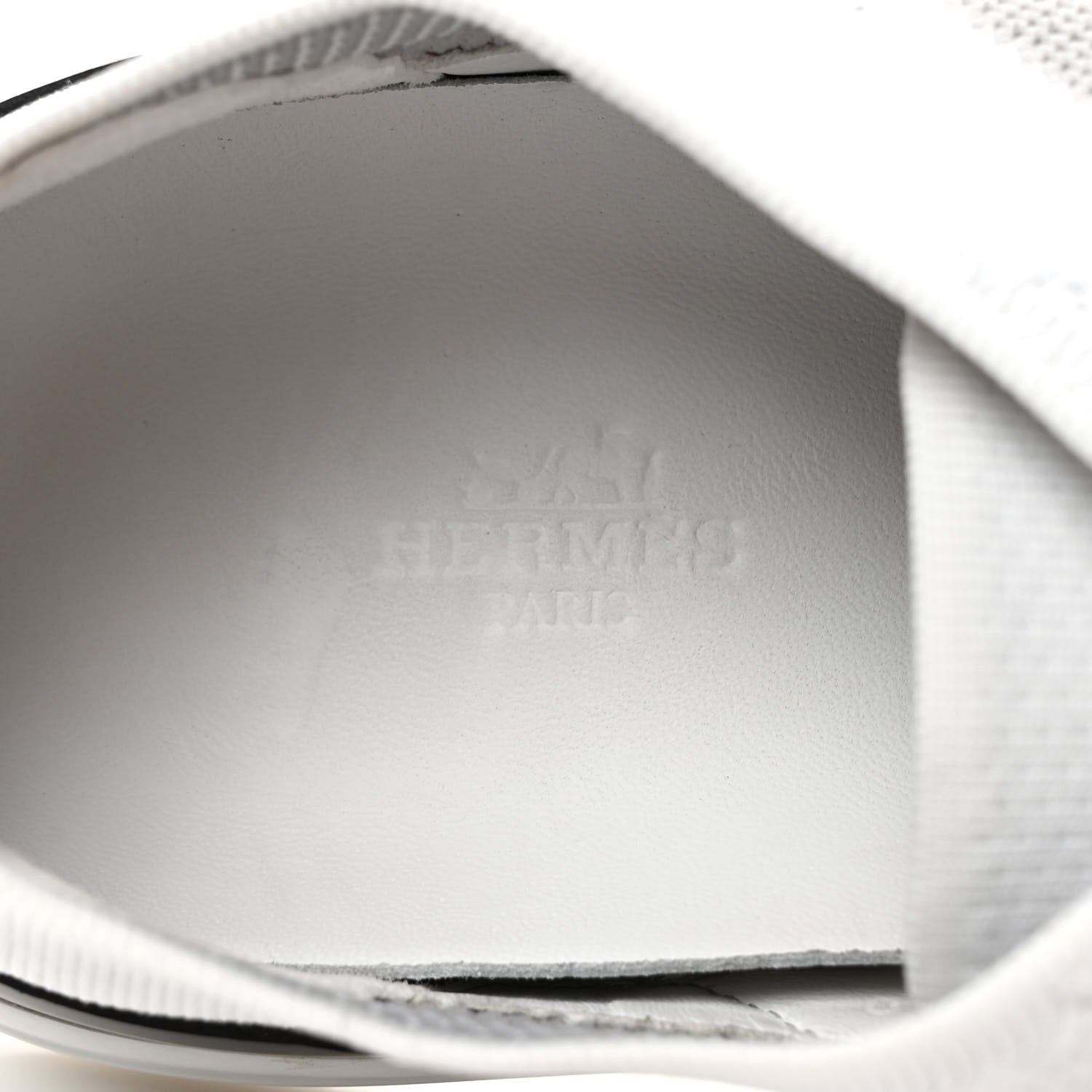Hermes Calfskin Deep Sneakers 40 White Multicolor 8 of 9