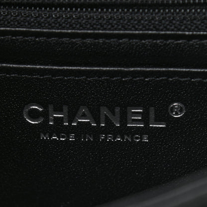 Chanel Lambskin Quilted Mini Rectangular Flap So Black 5 of 10