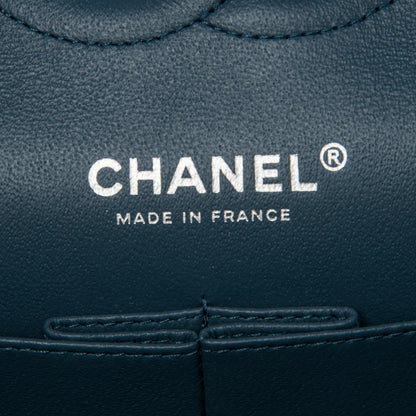 Chanel Lambskin Quilted Medium Double Flap Blue 6 of 9