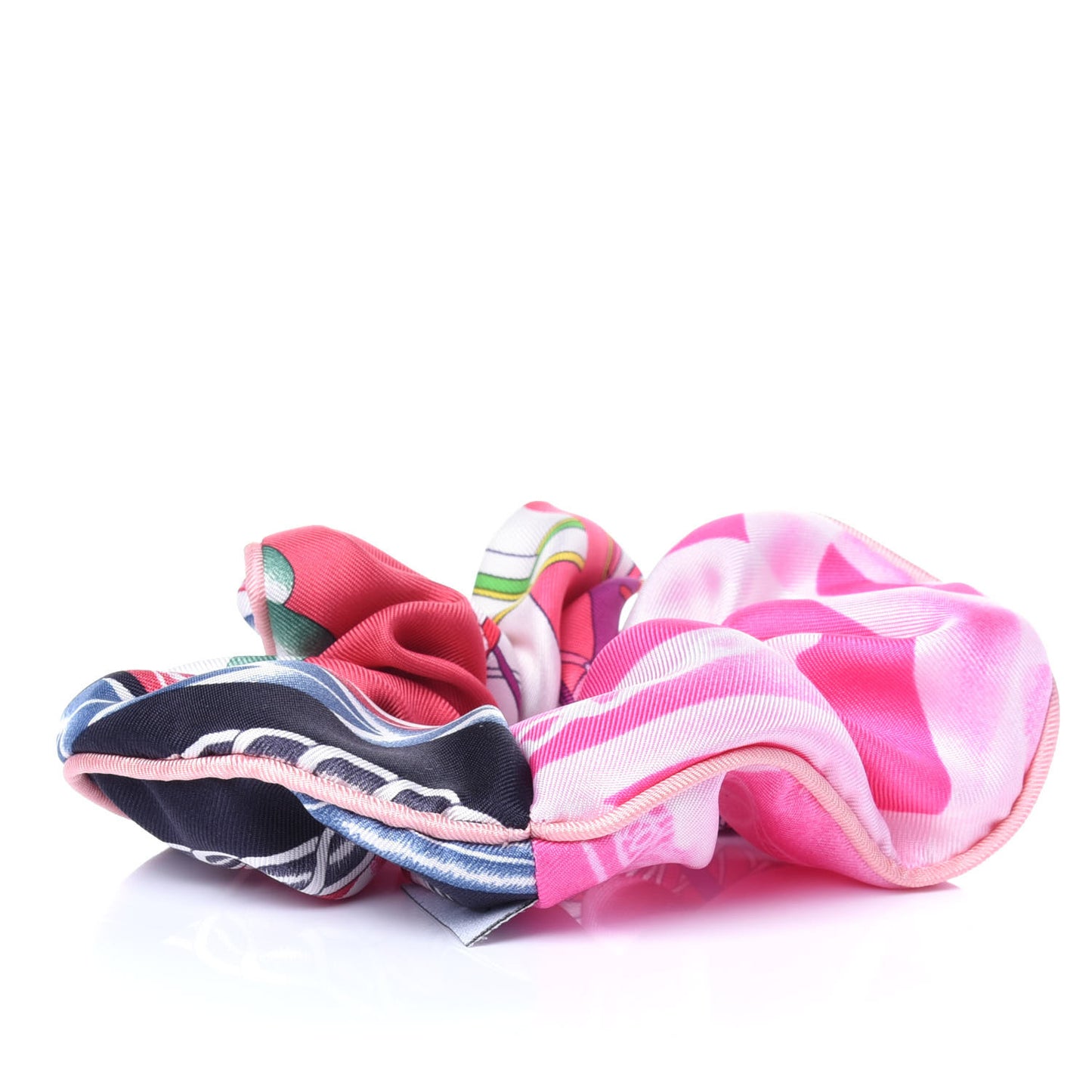 Silk Patchwork Claudia Scrunchie Multicolore