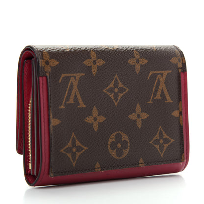Louis Vuitton Monogram Flore Compact Wallet Fuchsia 3 of 6