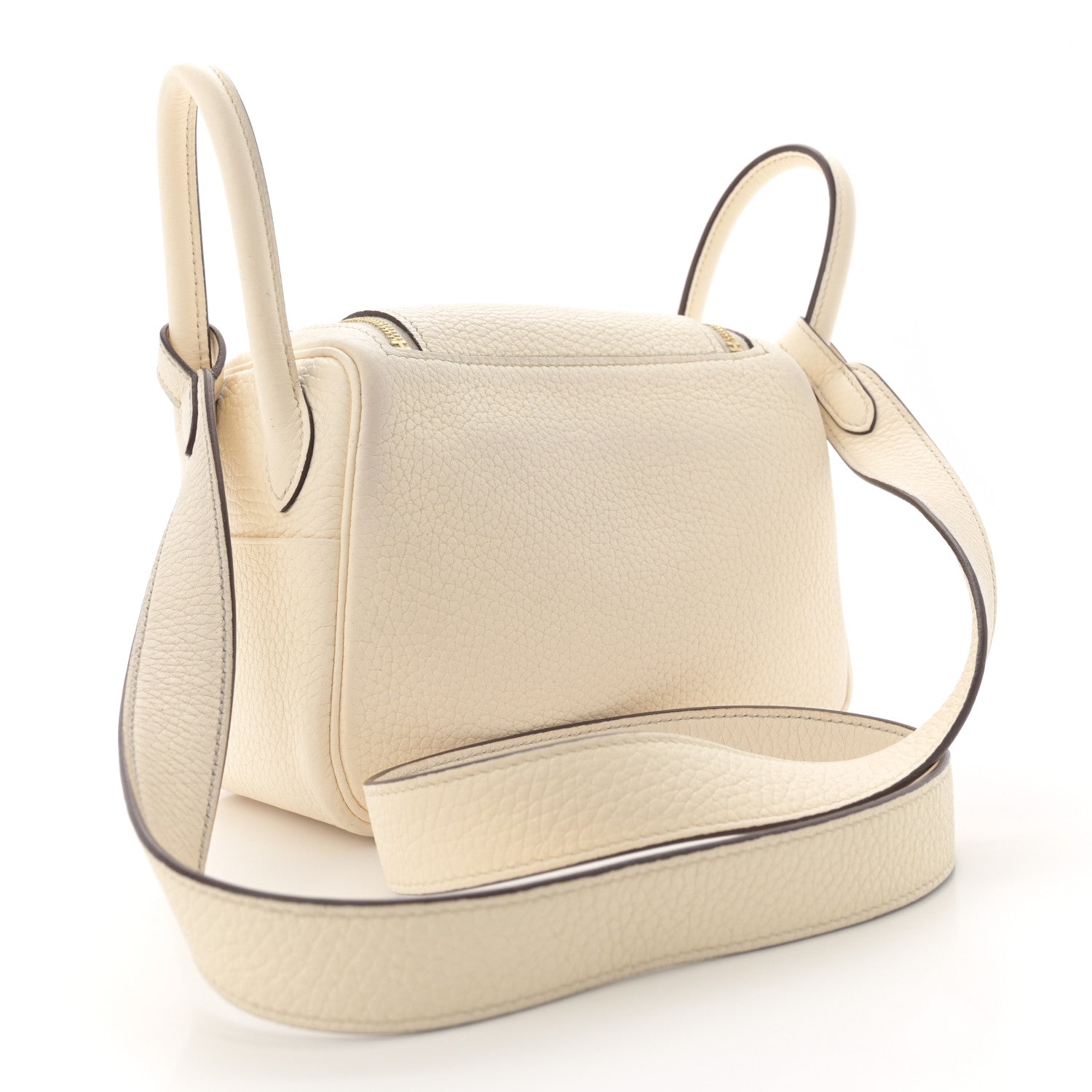 Hermes Taurillon Clemence Mini Lindy 20 Nata 3 of 12