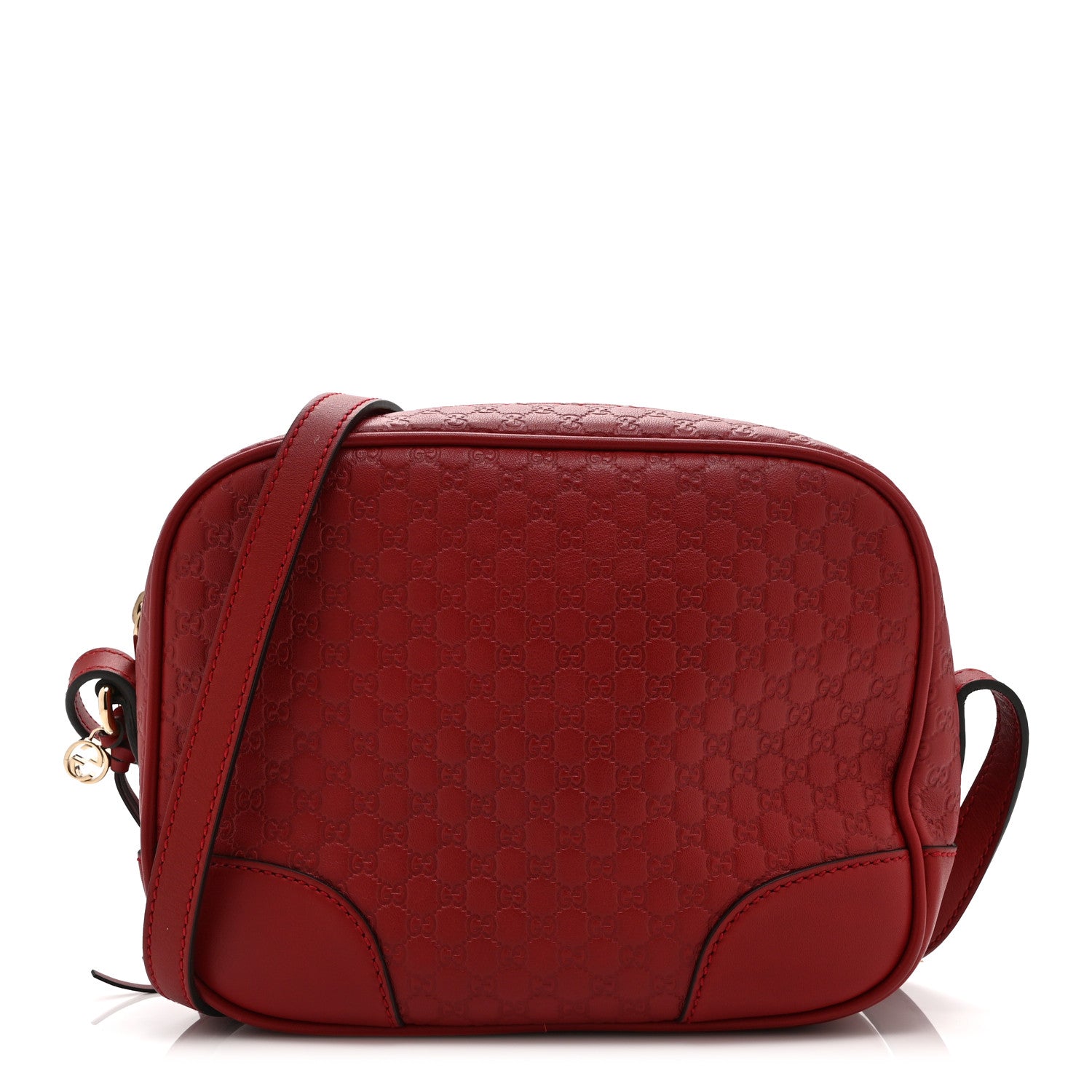 Gucci Microguccissima Mini Bree Messenger Bag Red 1 of 11