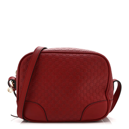 Gucci Microguccissima Mini Bree Messenger Bag Red 1 of 11