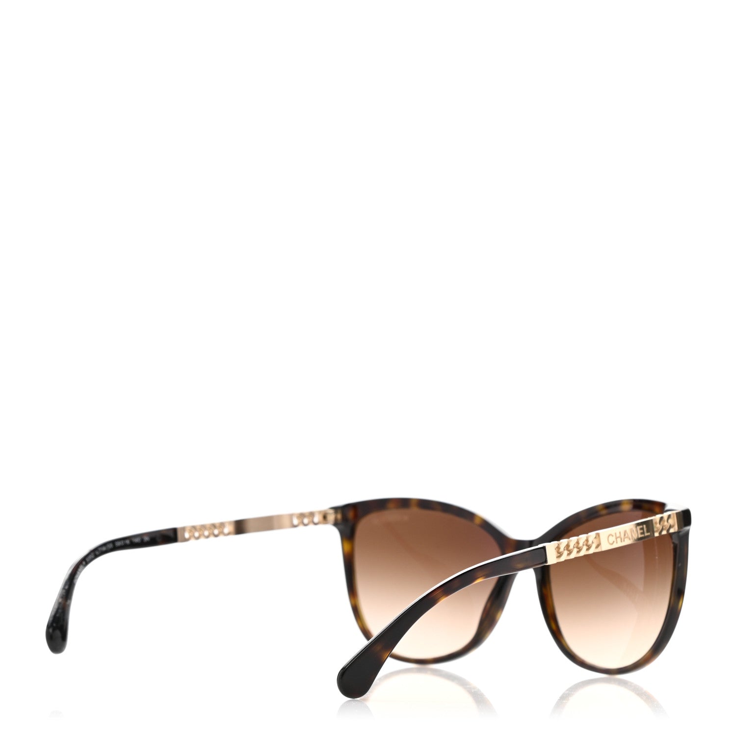 Chanel Chain Sunglasses 5352 Dark Tortoise 4 of 10
