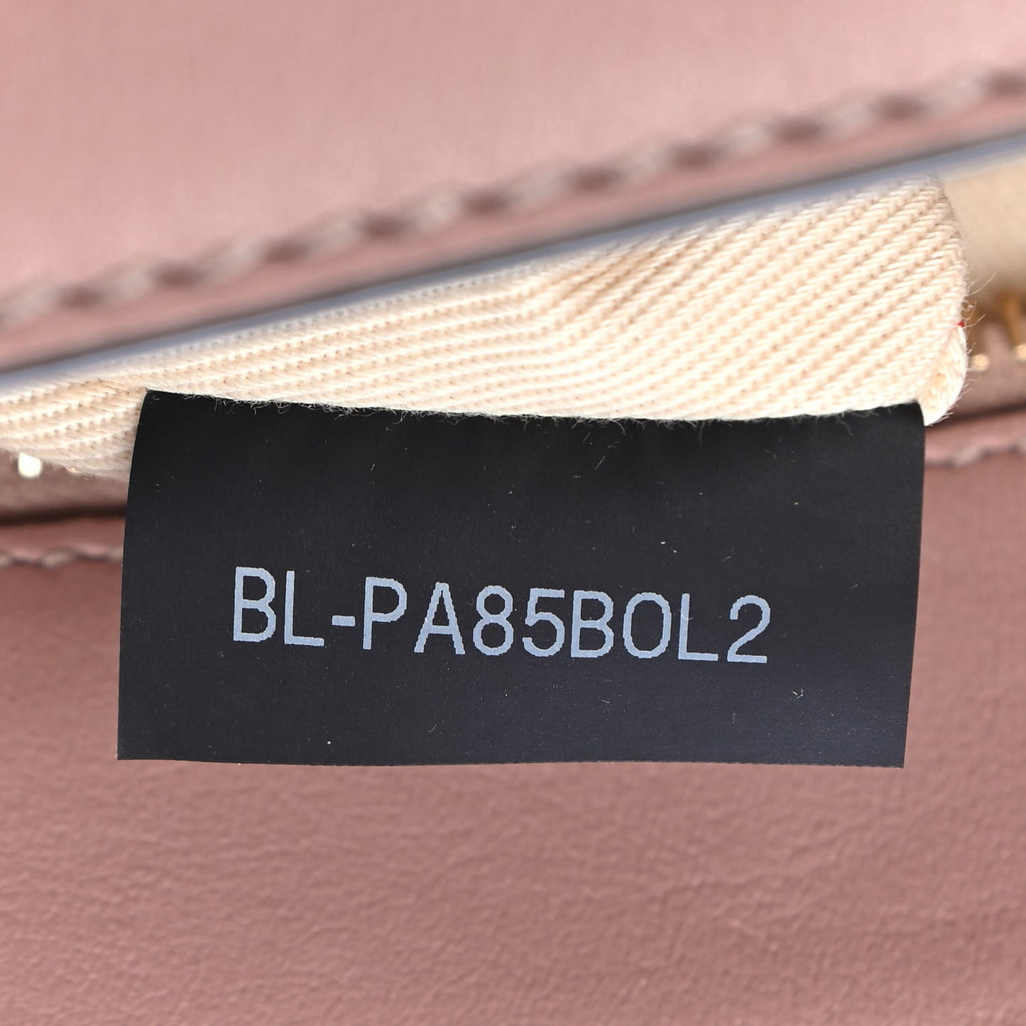 Smooth Calfskin Rockstud Top Handle Shoulder Bag Beige