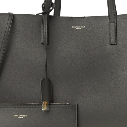 Saint Laurent Calfskin Large Shopping Tote Earth 6 of 10