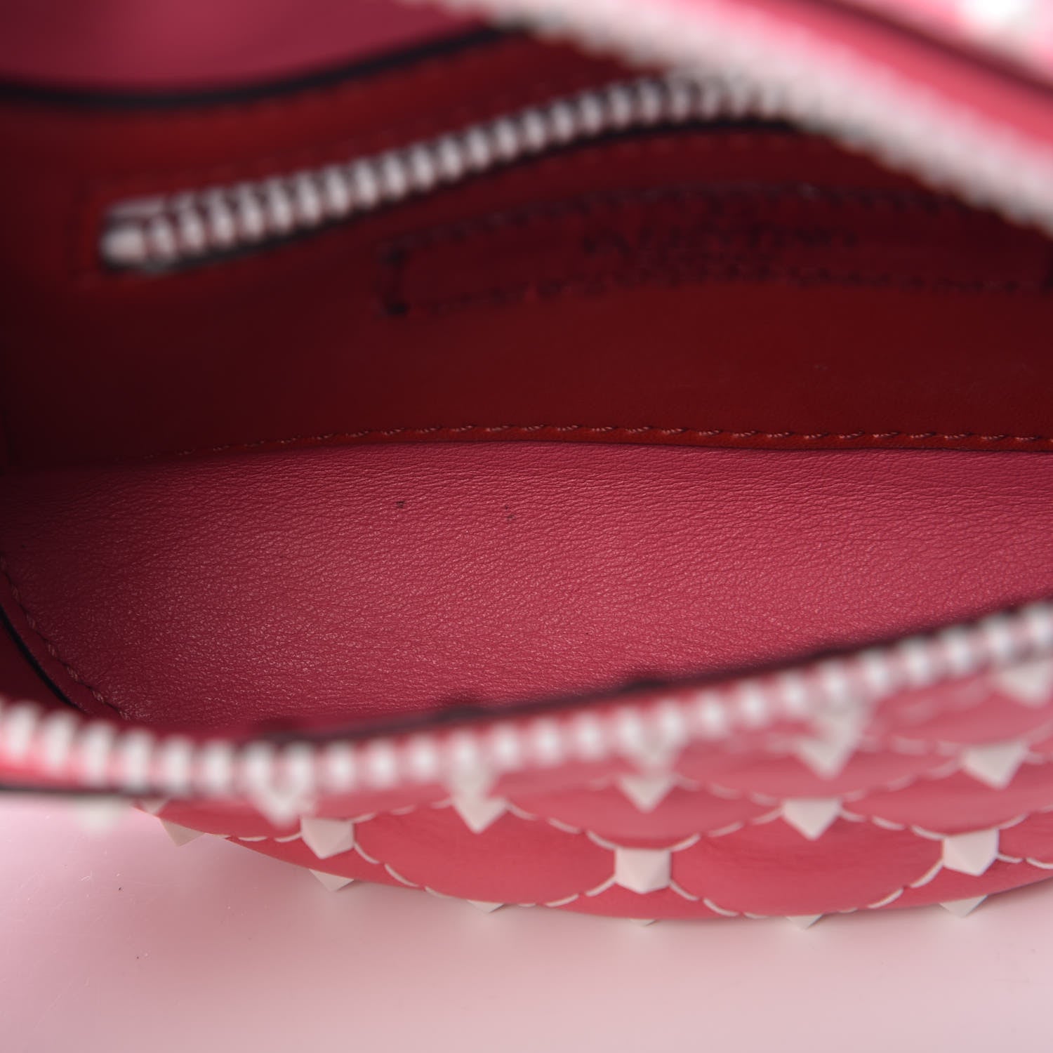 Valentino Garavani Lambskin Free Rockstud Spike Belt Bag Shadow Pink 7 of 8