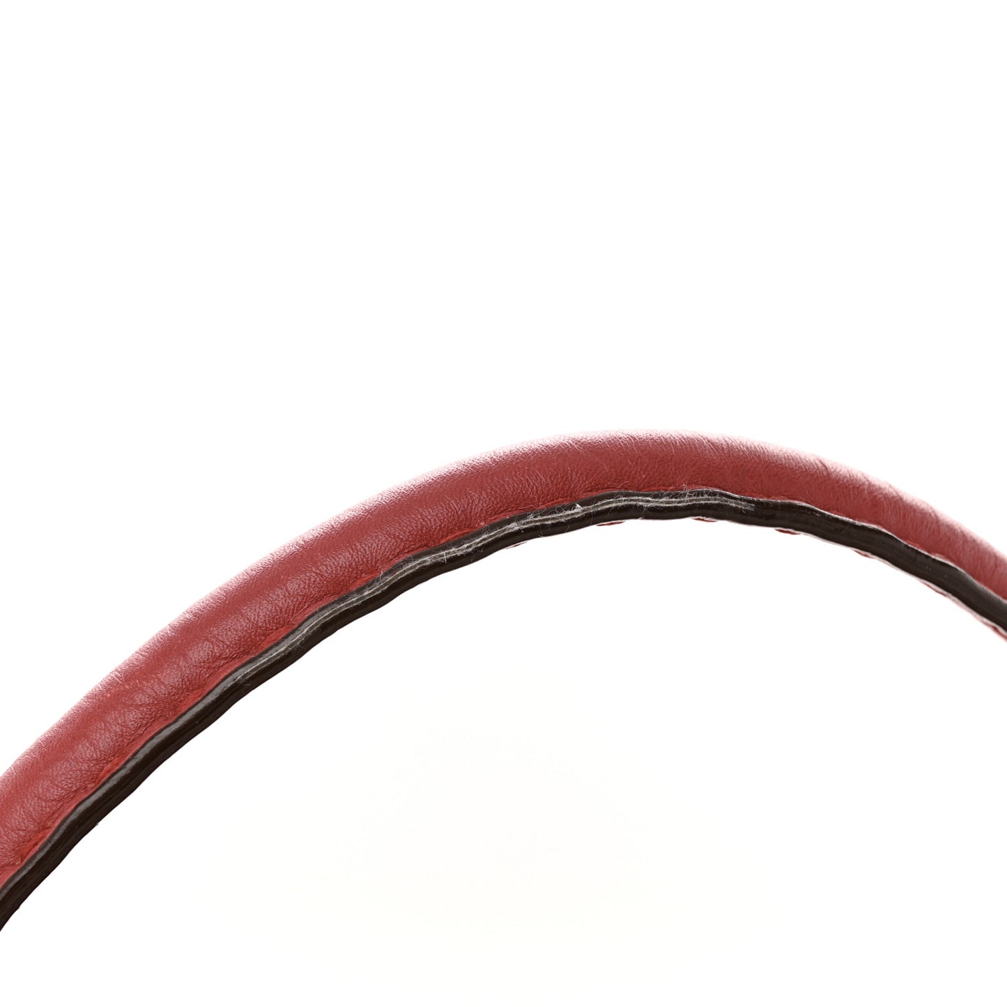 Cuoio Romano Selleria Bi-Color Medium Peekaboo Iconic Satchel Rosso Latte