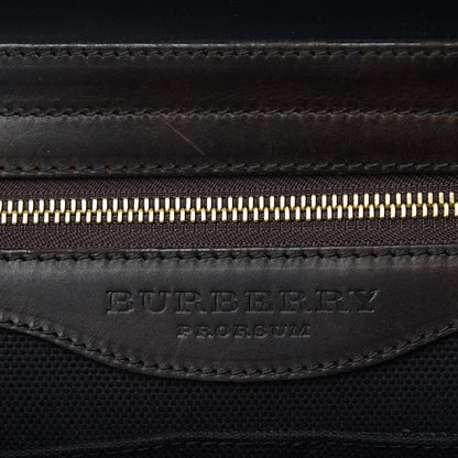 Burberry Prorsum Canvas Gladstone Briefcase Black 6 of 14