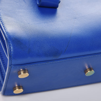 Saint Laurent Calfskin Nano Sac De Jour Royal Blue 9 of 10