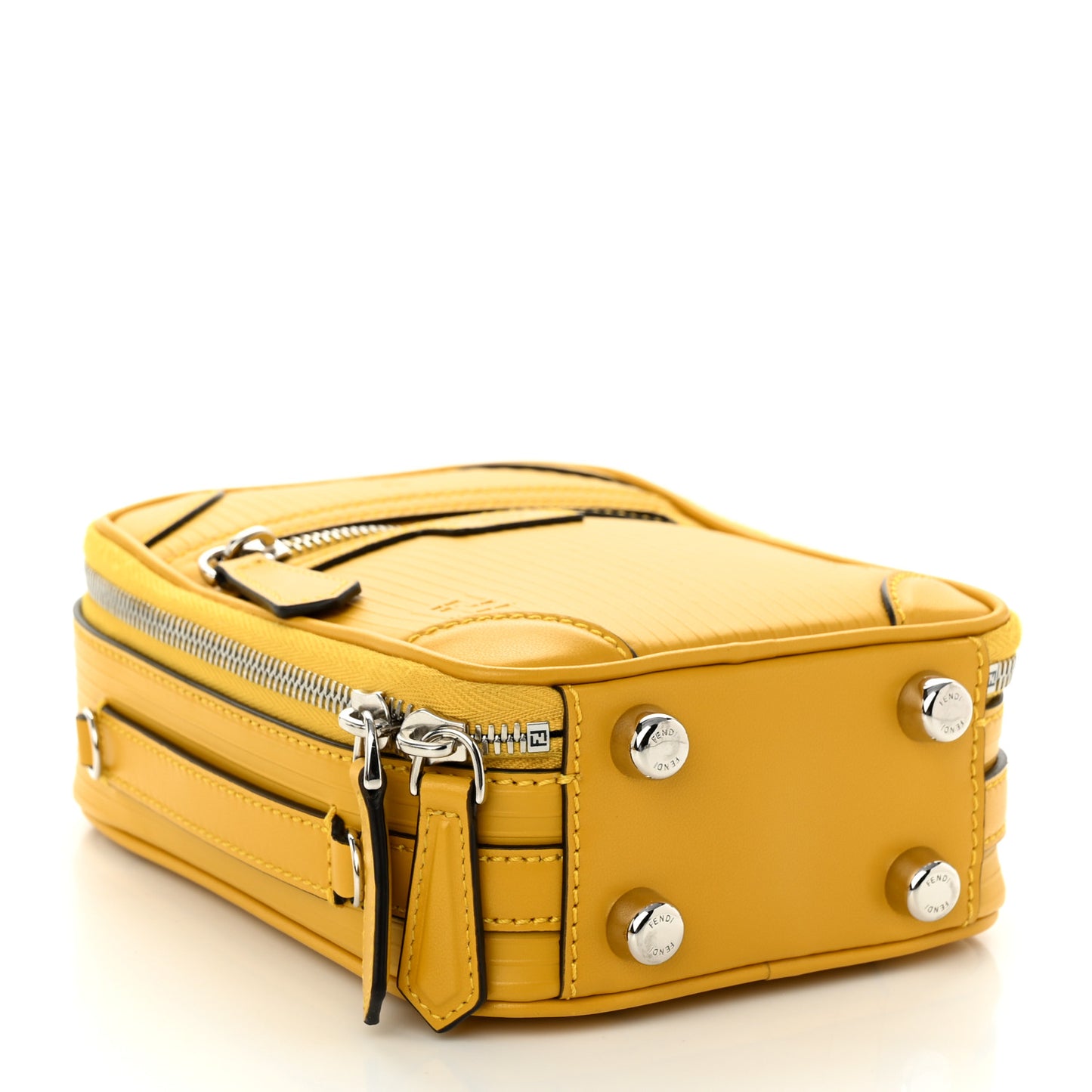 Vitello Astro Rubber Effect Mini Trolley Bag Sunflower