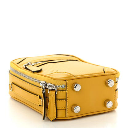 Fendi Vitello Astro Rubber Effect Mini Trolley Bag Sunflower 4 of 10