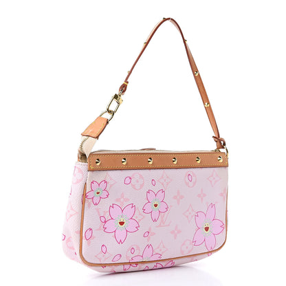 Louis Vuitton Monogram Cherry Blossom Pochette Accessories Pink 3 of 14