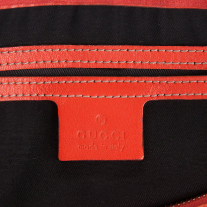 Gucci GG Plus Monogram Web Stripe Medium Joy Boston Orange 6 of 11