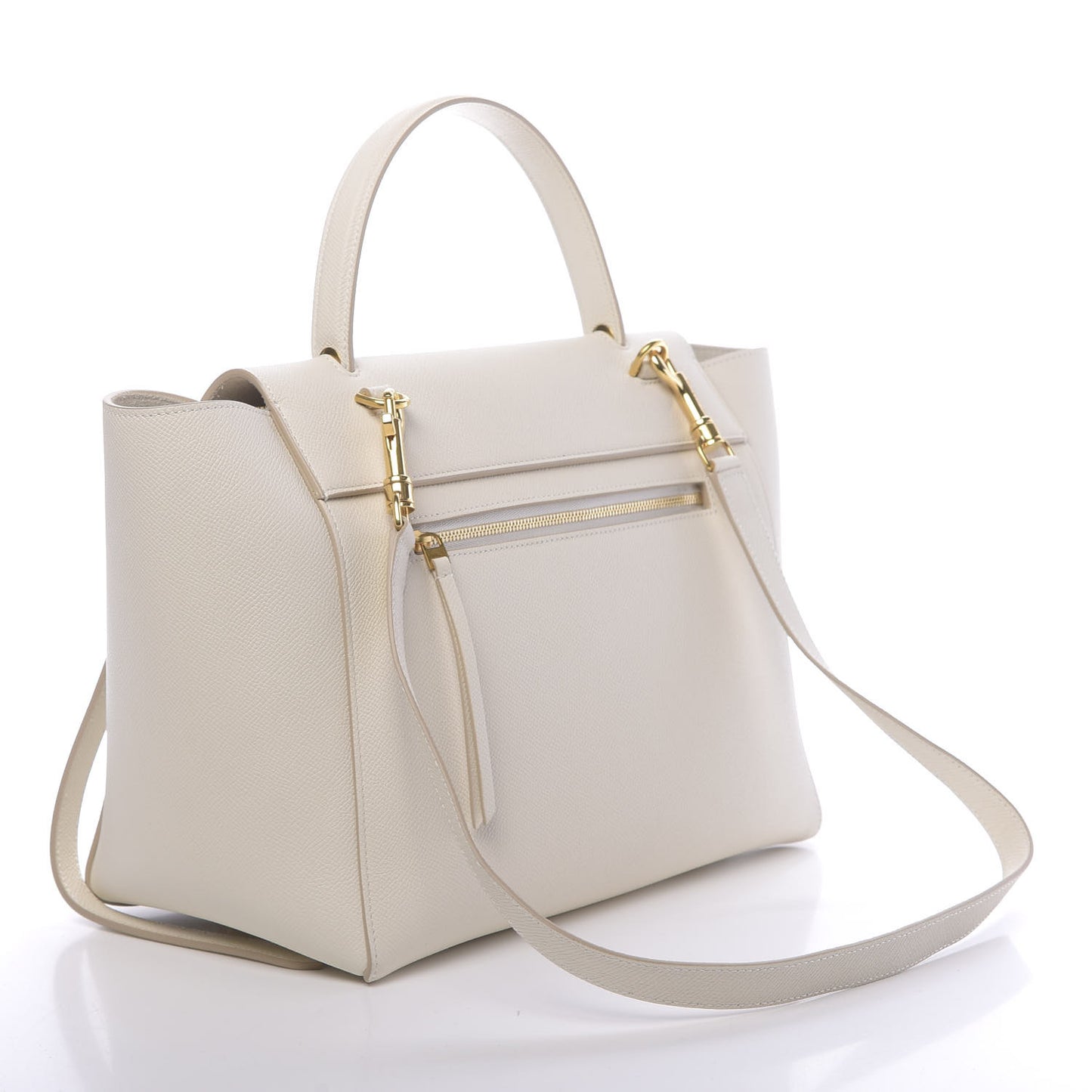 Grained Calfskin Mini Belt Bag White