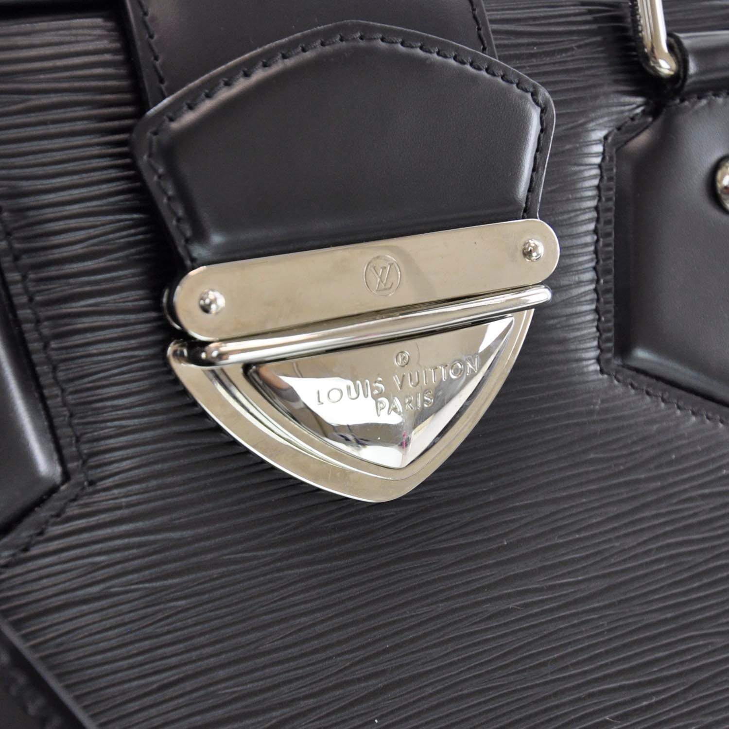 Louis Vuitton Epi Bowling Montaigne GM Black 6 of 9