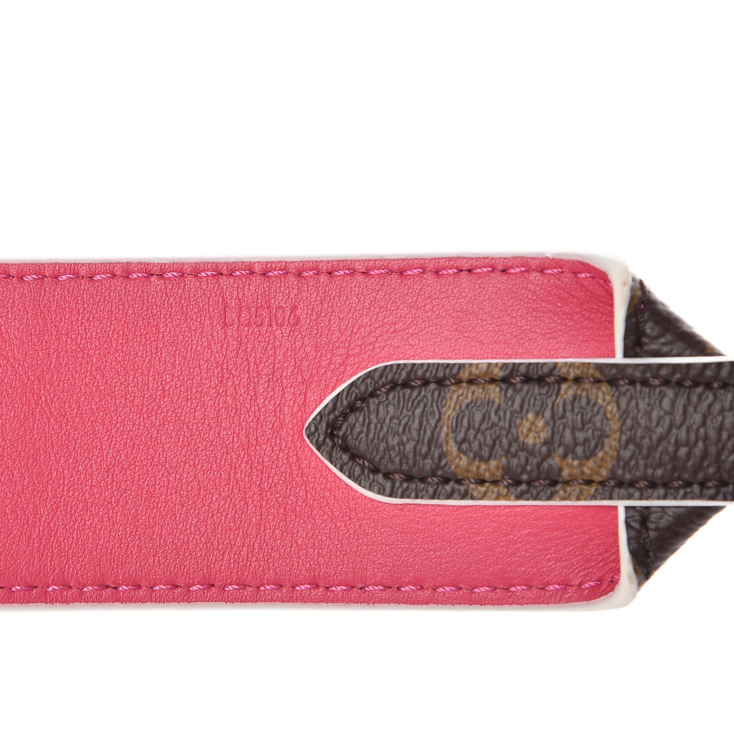 Monogram Bandouliere Shoulder Strap Hot Pink
