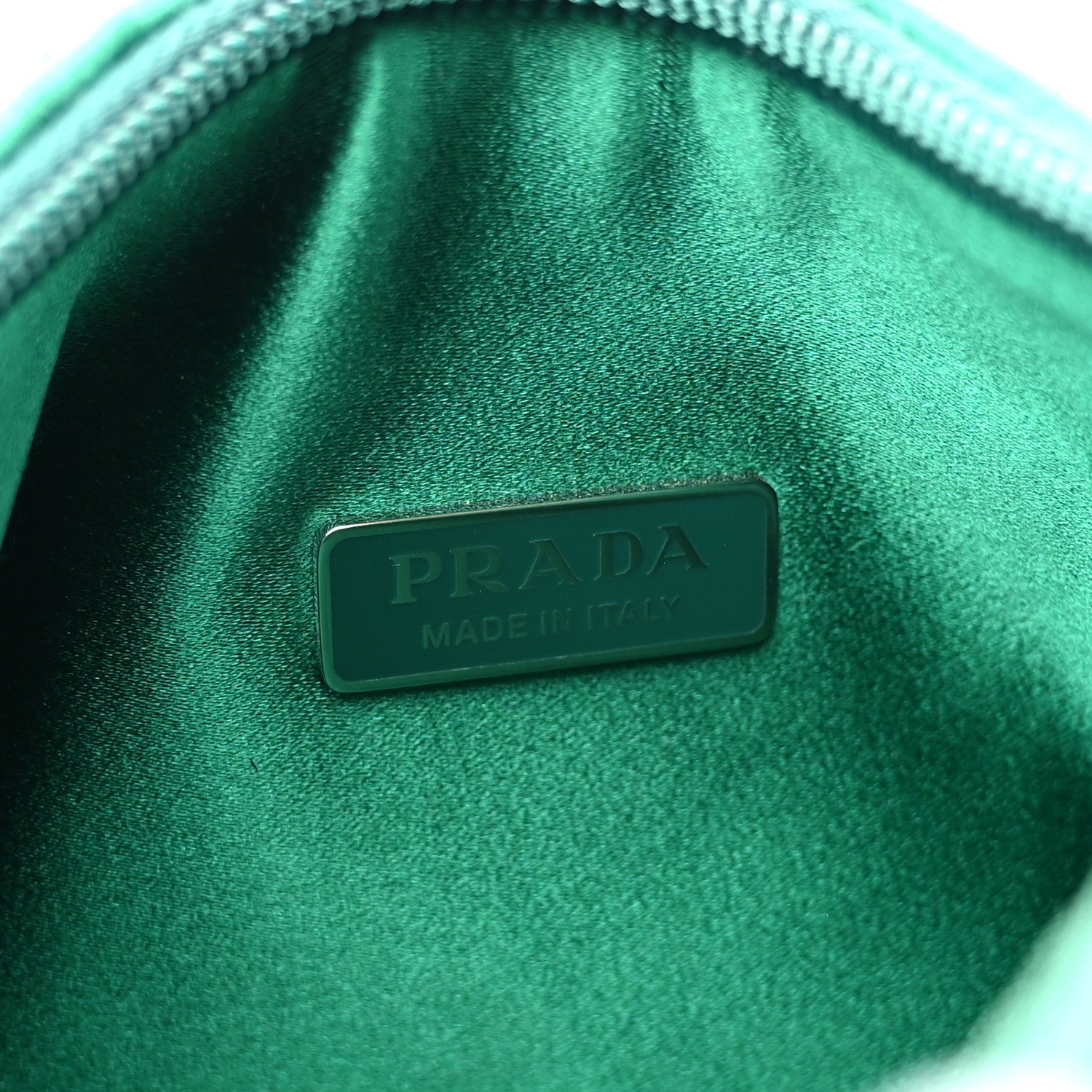 Prada Satin Crystal Mini Re-Edition 2000 Bag Mango 6 of 9