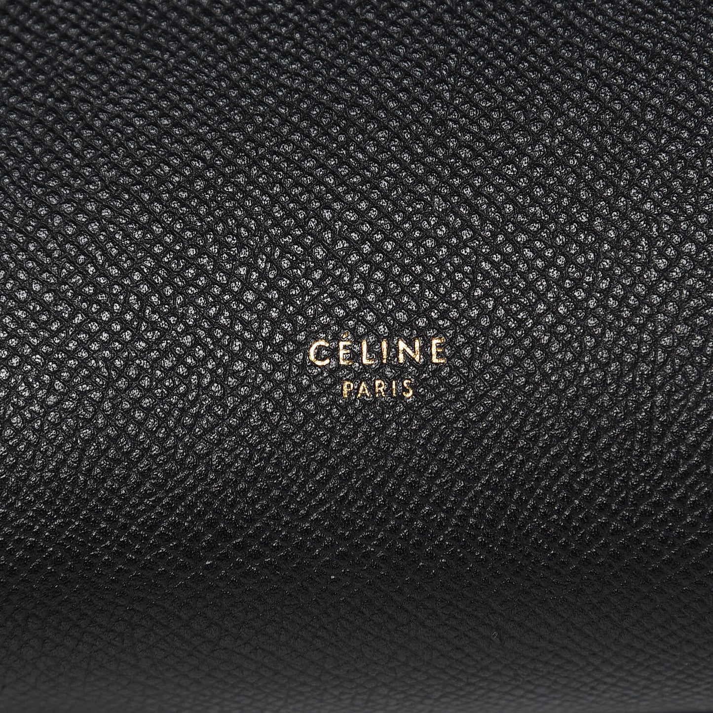 Grained Calfskin Mini Belt Bag Black