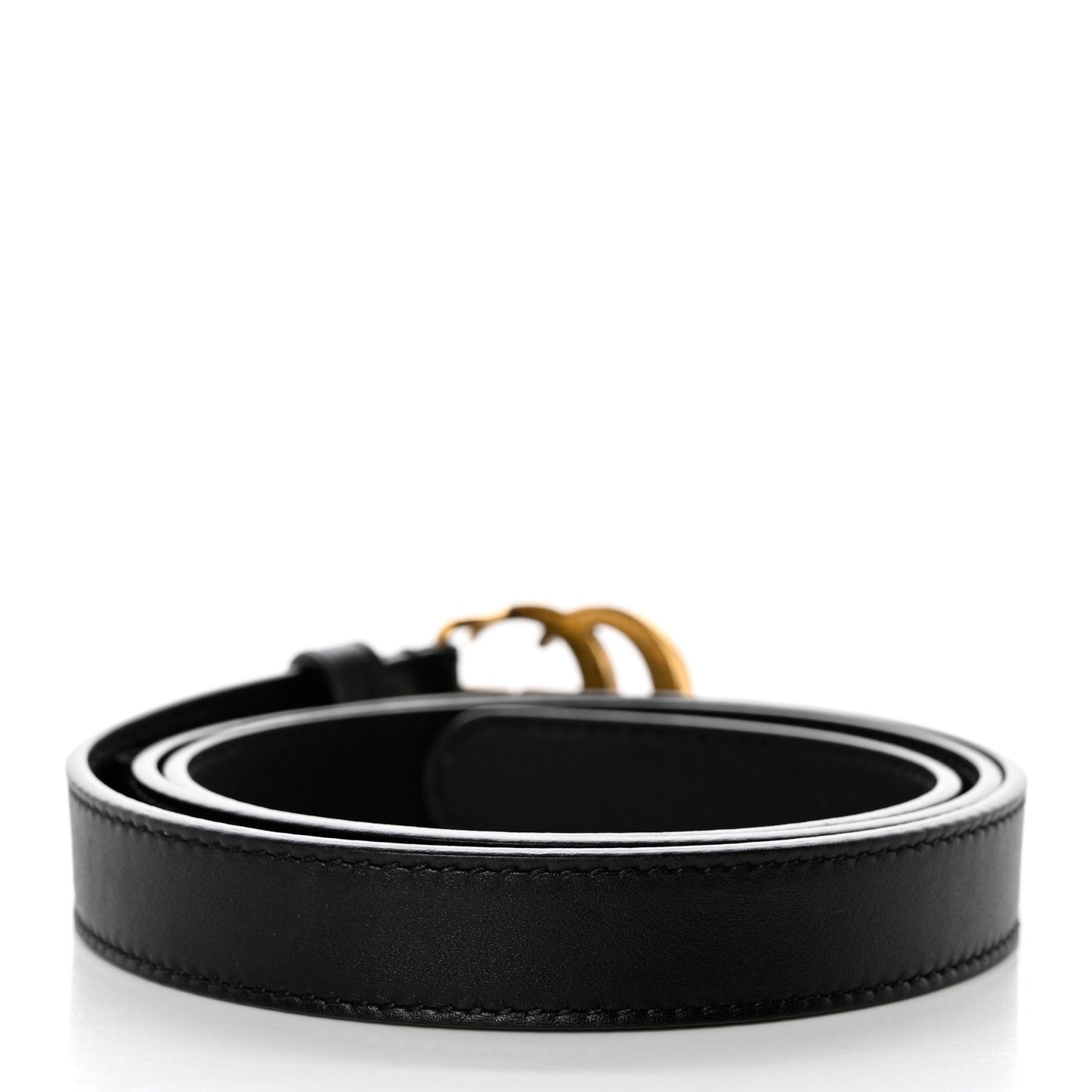 Calfskin Double G 20mm Belt 90 36 Black