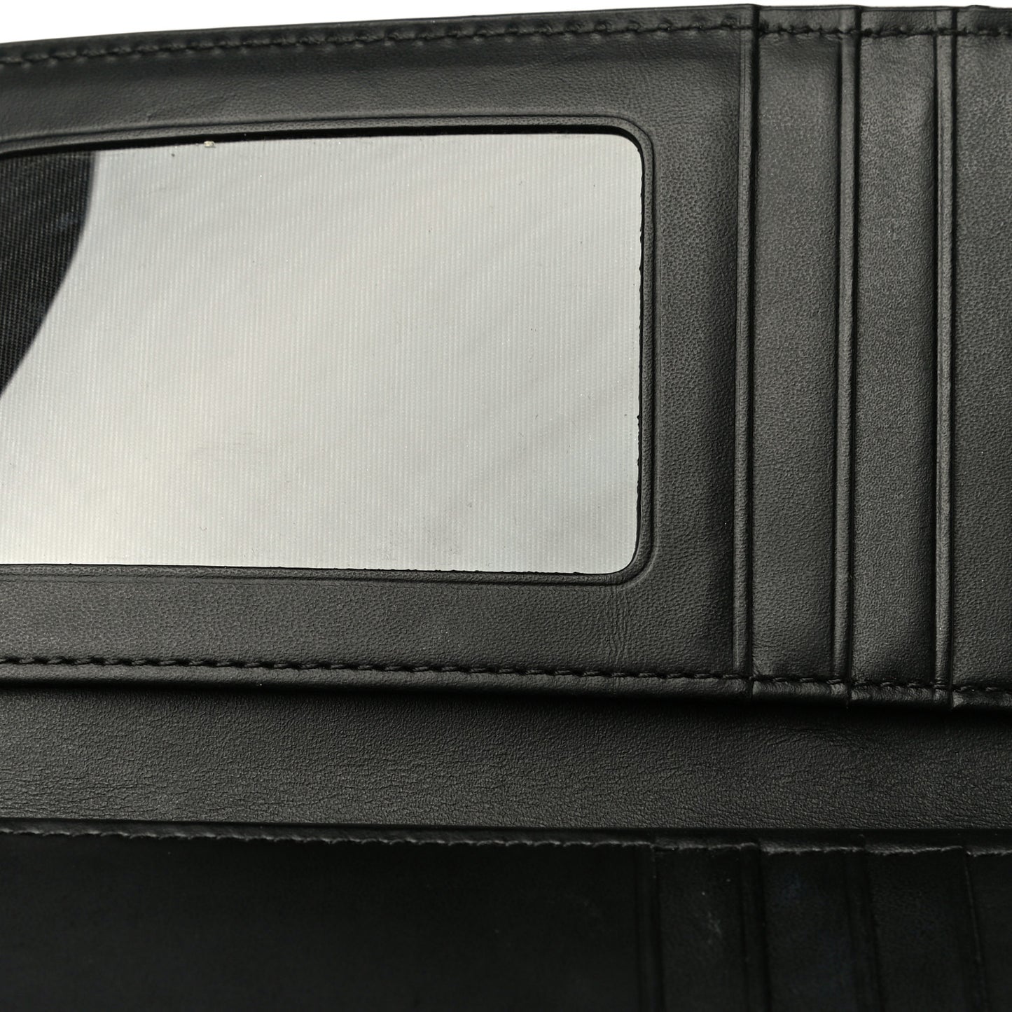 Calfskin Milla Tri-Fold Wallet Black