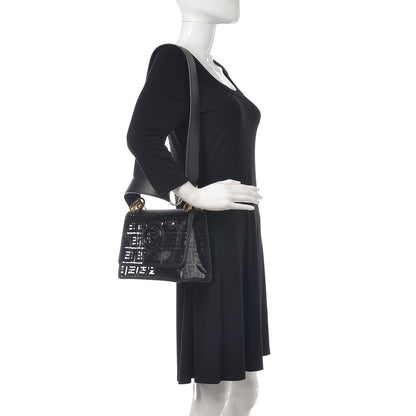 Fendi TPU FF Calfskin F is Fendi Kan I Shoulder Bag Black 2 of 8