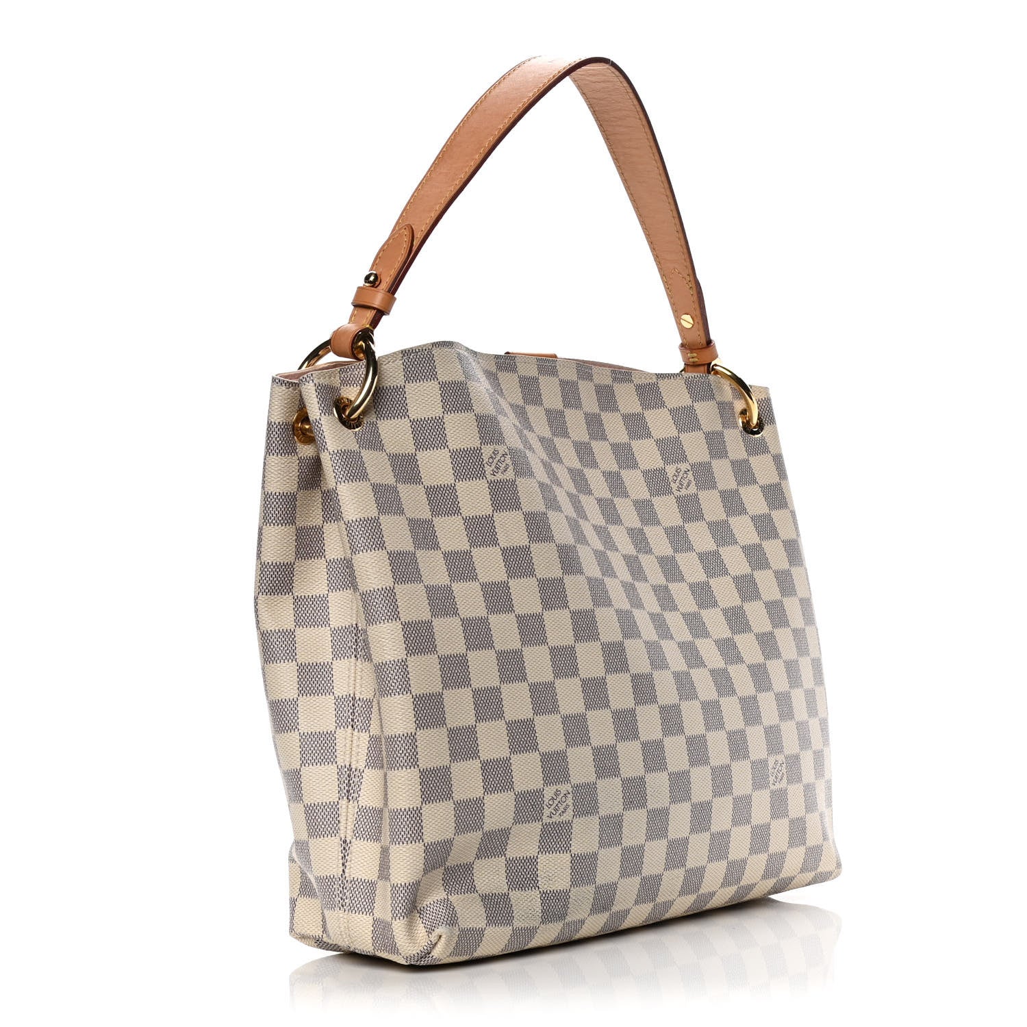 Louis Vuitton Damier Azur Graceful PM Rose Ballerine 3 of 15